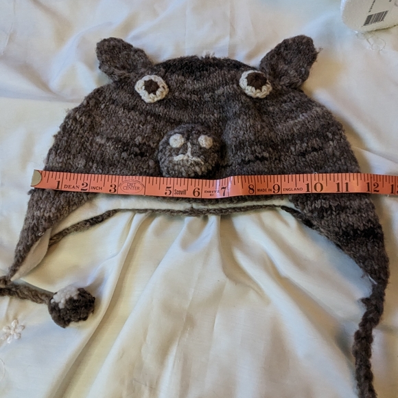 Handmade Peruvian Alpaca wool Adult Medium animal hat NWT - Picture 5 of 6